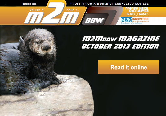 M2M Now Magazine October 2013 Edition