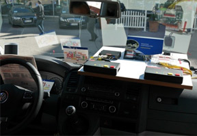 Emergency call system, with FUJITSU TEN core, demonstrated in Europe and Russia simultaneously