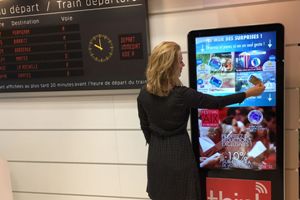 NFC-enabled on-screen commerce rolls out at Aix rail station in France this month