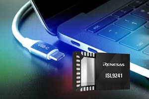 Renesas Electronics announces industry’s first USB-C combo buck-boost battery charger for mobile computing systems