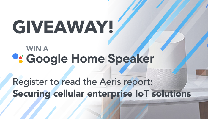 The winner of the Aeris Google Home speaker competition is …