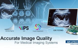 Advantech launches DICOM Part 14 compliant LCD kits for medical imaging applications