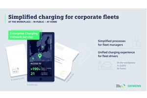 Siemens and Digital Charging Solutions simplify switch to zero-emission fleets for companies