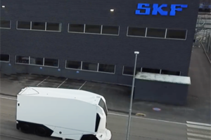 SKF tests autonomous and electrical transport of goods