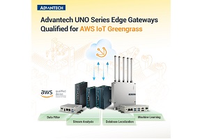 Advantech’s UNO series edge gateways qualified for AWS IoT greengrass