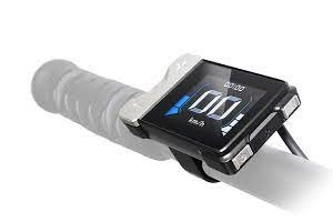 Nordic-powered electric bike controller displays, transmits riding metrics