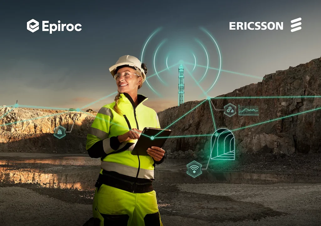 Epiroc and Ericsson partner to accelerate industrial transformation in mining with LTE and 5G connectivity